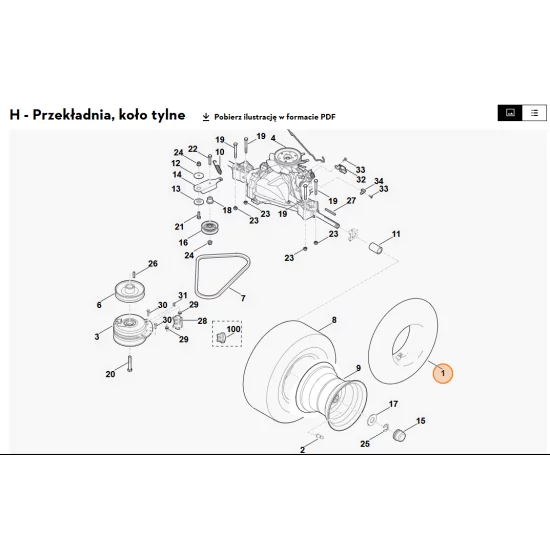 STIHL   Przewód elastyczny 16x6,5 6152 704 6700