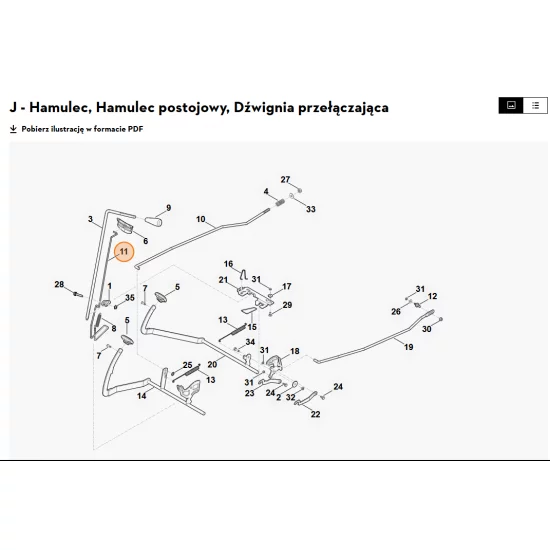 STIHL    Pałąk 6165 763 0400