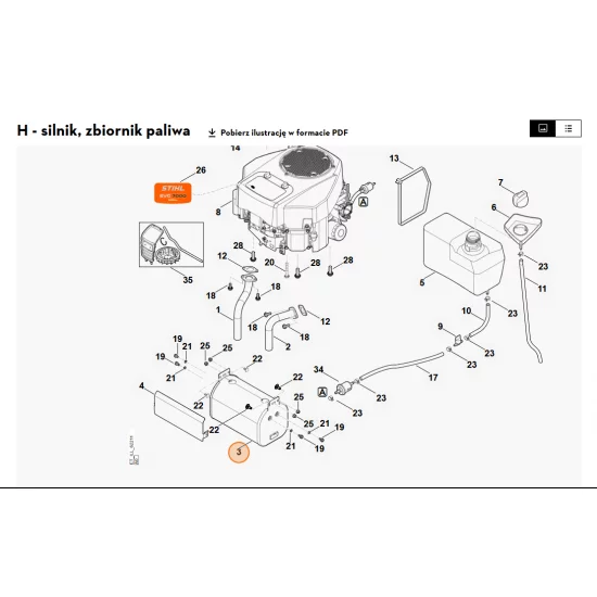 STIHL   Tłumik 6170 140 0640