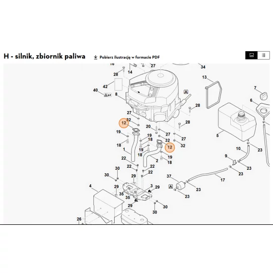 STIHL   Uszczelka układu wydechowego 6170 149 0600