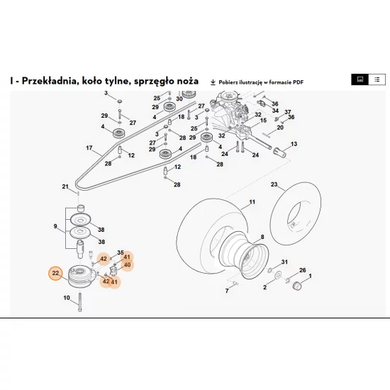 STIHL   Sprzęgło noża 6170 160 2011