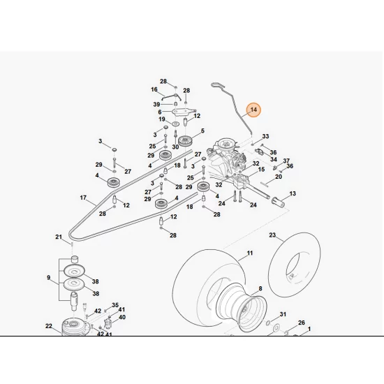 STIHL   Dźwignia 6170 647 3511