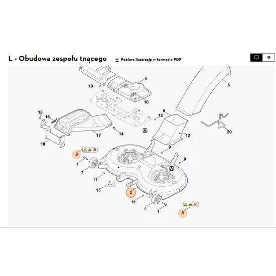 STIHL   Obudowa 6170 700 8552