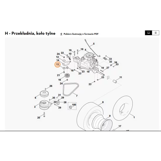 STIHL   łożysko wieńcowe 6170 703 1920