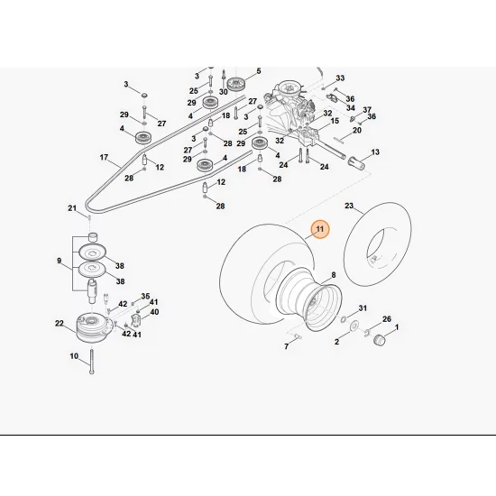 STIHL   Opona 18x8,5-8 6170 704 9525