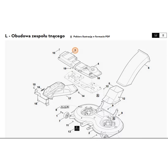 STIHL   Pokrywa ochronna, str. prawa 6170 706 0841