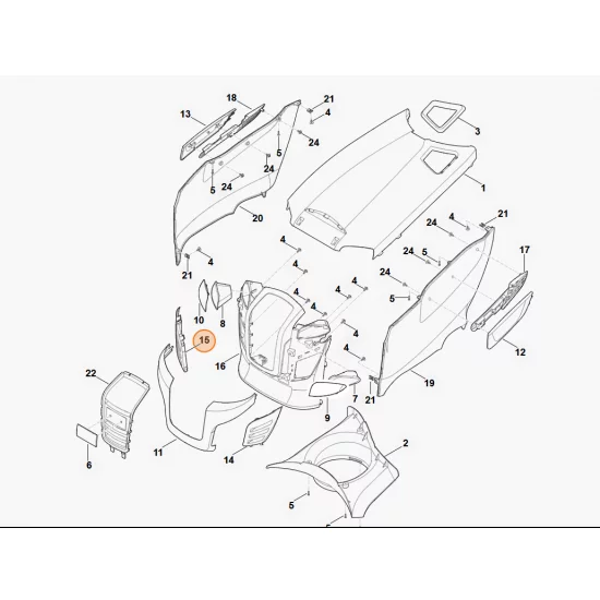 STIHL   kratka prawa 6170 706 5715