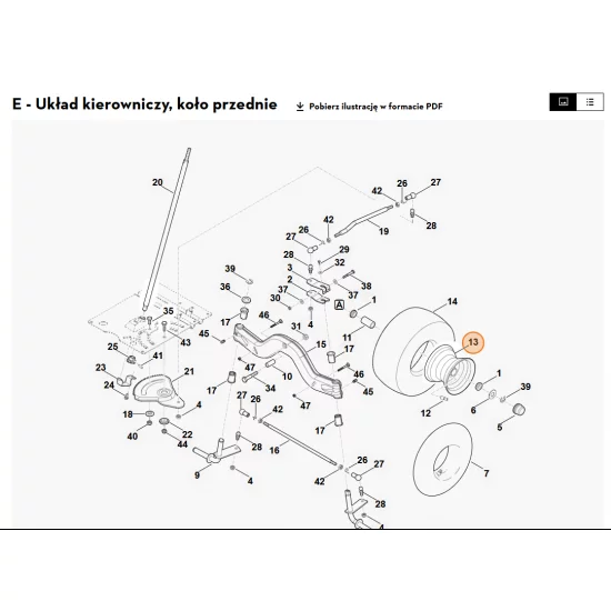 STIHL   Obręcz koła 6,0-6 6170 760 3900