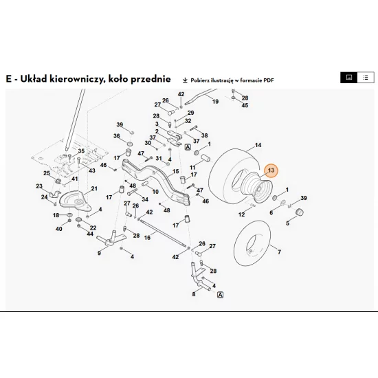 STIHL   Obręcz koła 7,5-8 6170 760 3910