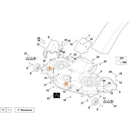 Stihl  Element regulacyjny 6170 760 8910