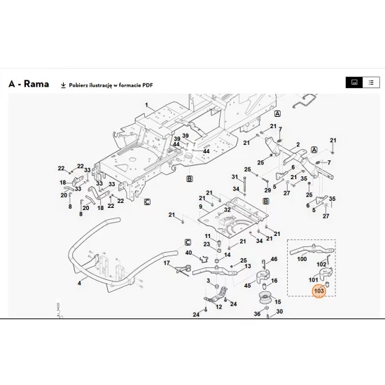 STIHL  Tuleja dystansowa (rolka napinająca) 6170 764 2820