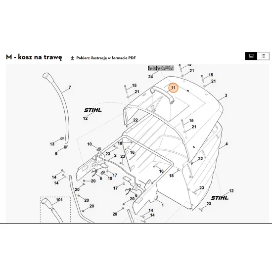 STIHL   Uchwyt 6170 791 0200