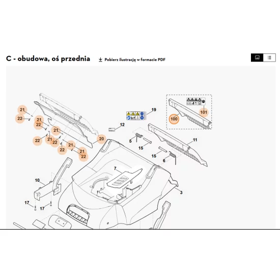 STIHL   Pokrywa 6290 700 2706