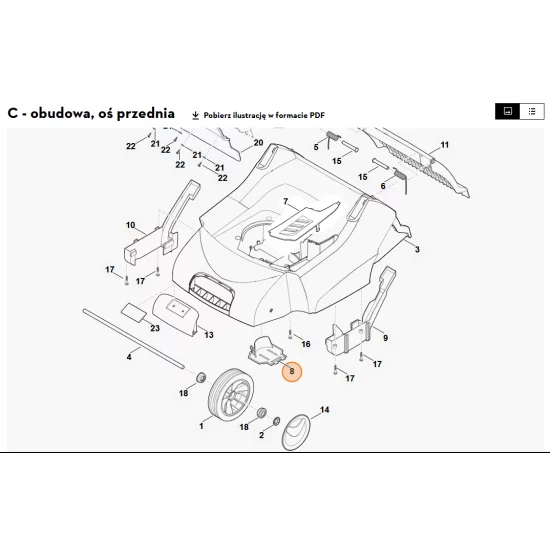 STIHL   Pokrywa 6290 706 0711