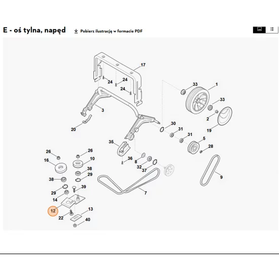 STIHL   Uchwyt 6290 710 4505