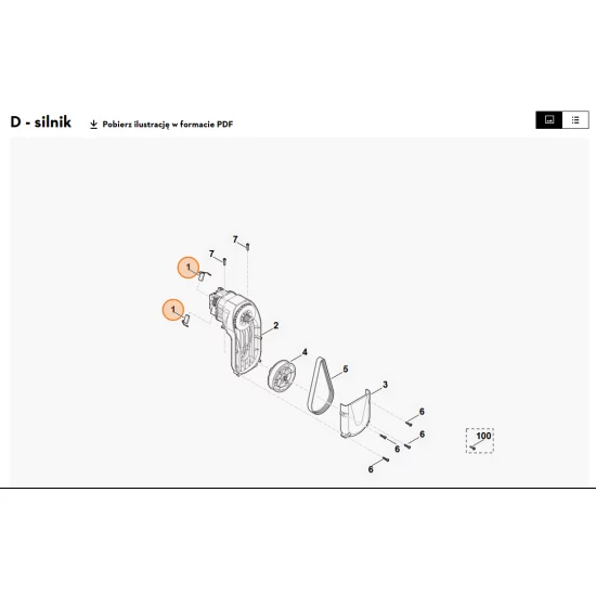 STIHL   Zestaw szczotek węglowych 6291 007 1085