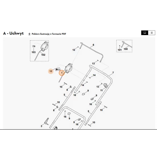 STIHL   Wyłącznik samoczynny EUR 6291 430 0415