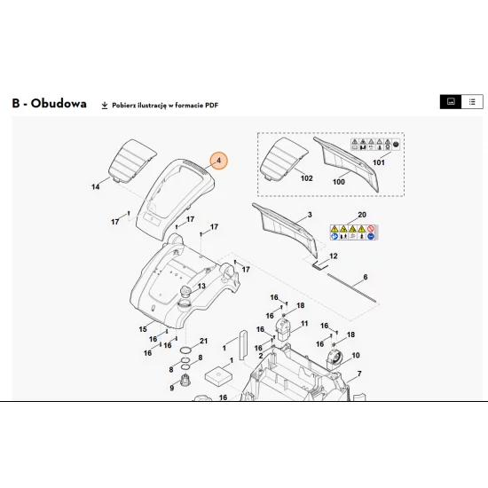 STIHL   Uchwyt 6291 711 4400