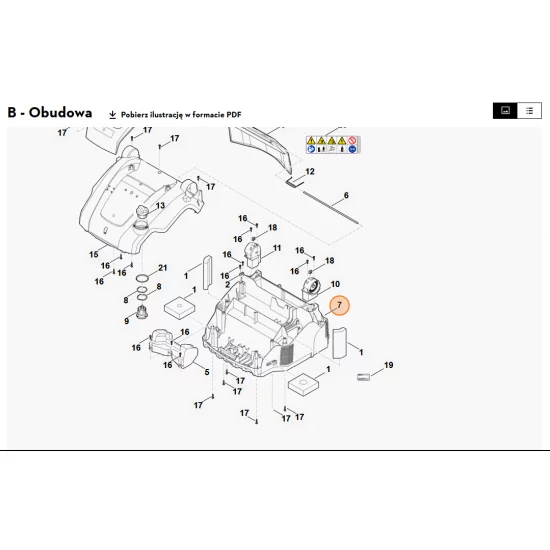 STIHL   Obudowa 6291 713 3700