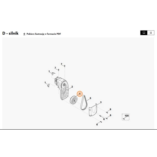 STIHL   Koło pasowe 6291 760 8500