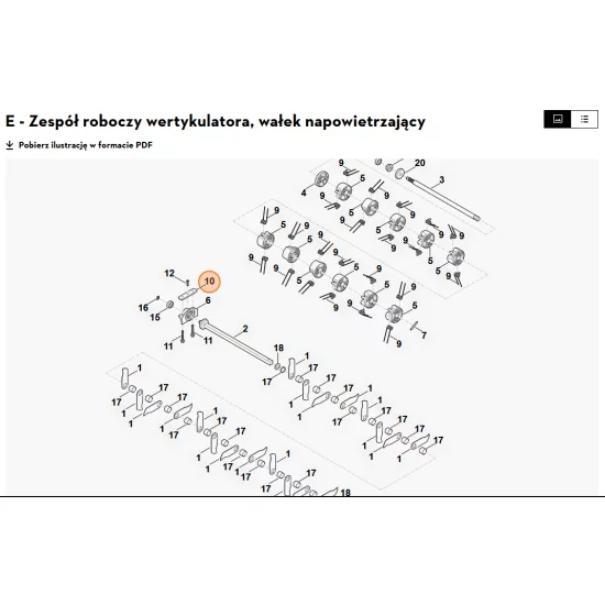 STIHL   Płytka wspornika 6291 761 0500