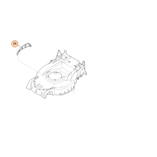 Stihl  Listwa ochronna prawa 6374 706 7305