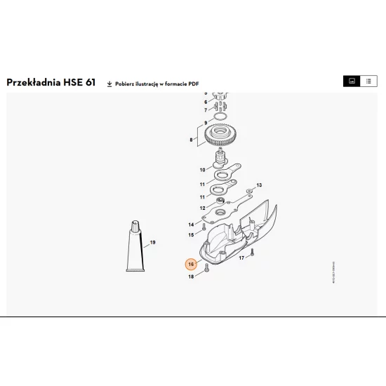 STIHL   Pokrywa 6460 602 0411