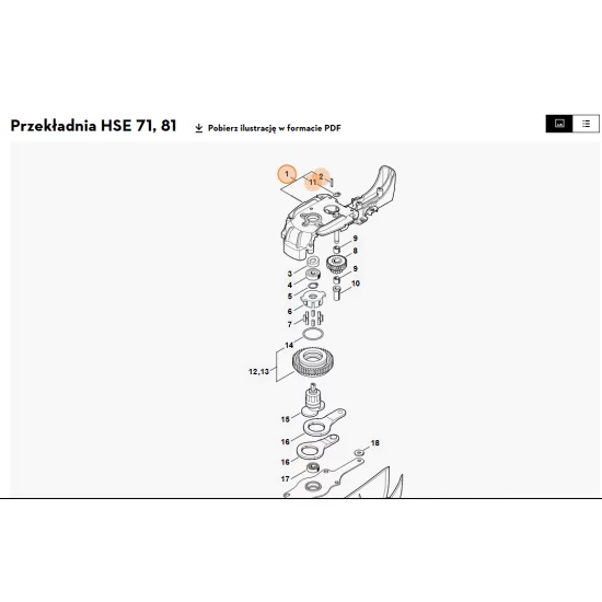 STIHL   Obudowa przekładni 6460 641 0301