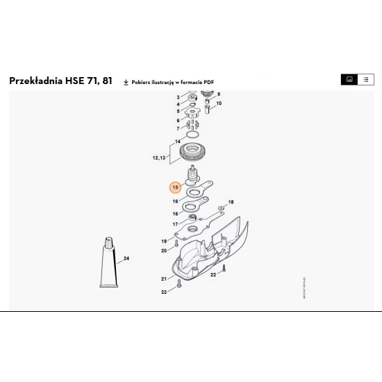 STIHL  Mimośród 6460 642 7905