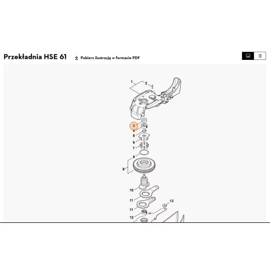 STIHL   Tarcza sterująca 6460 711 7900