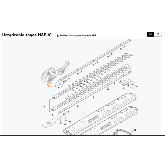 STIHL   Prowadnica 6460 713 6700