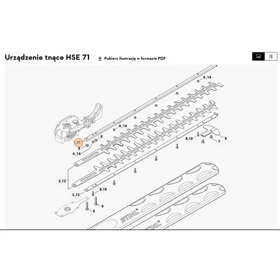 STIHL   Prowadnica 6460 713 6710