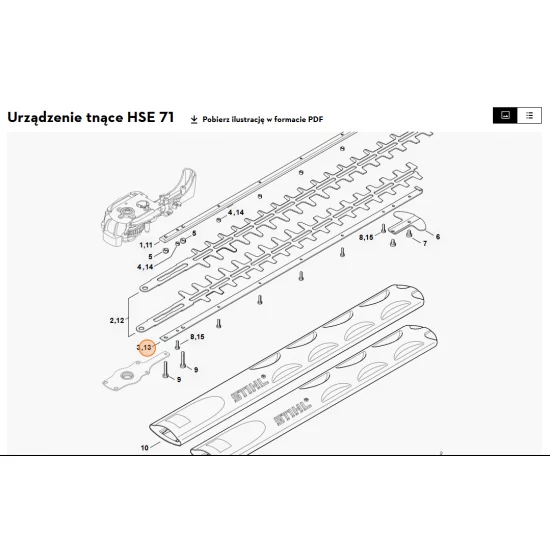 STIHL  Prowadnica 6460 713 6716