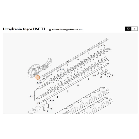 STIHL   Prowadnica 6460 713 6720