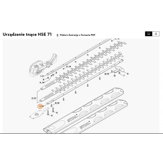 STIHL   Prowadnica 6460 713 6726