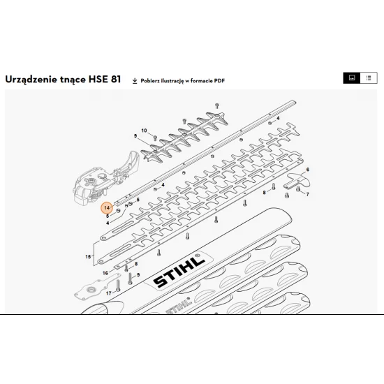 STIHL  Prowadnica 6460 713 6730