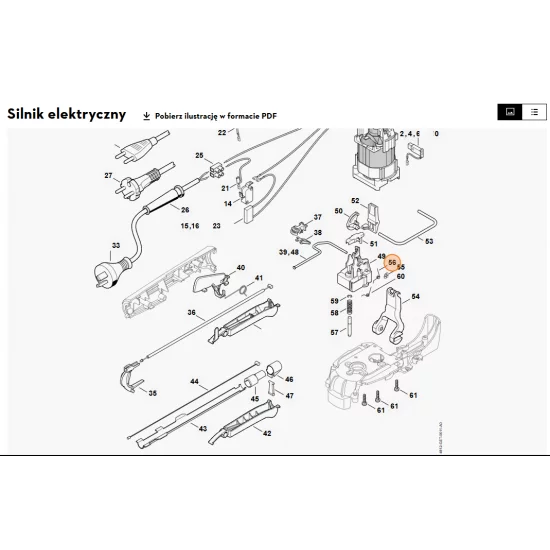 STIHL   Sprężyna kątowa 6460 716 5600