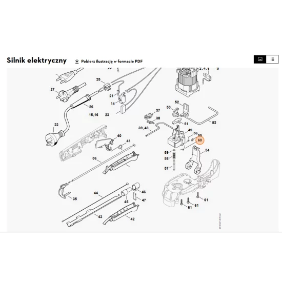 STIHL   Sprężyna kątowa 6460 716 5610