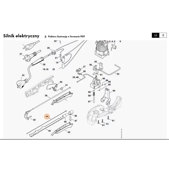 STIHL   Cięgno opancerzone 6460 790 2400