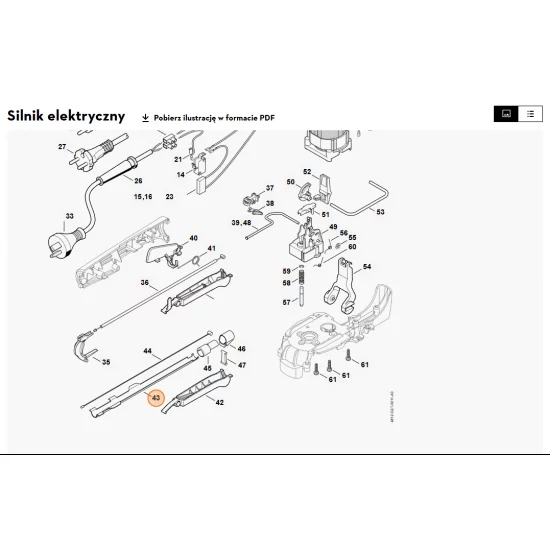 STIHL   Wspornik 6460 792 1000