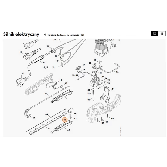 STIHL  Element przesuwny 6460 798 030