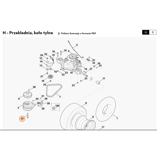 STIHL   Śruba sześciokątna 7/16"x21/2" 9007 345 9236