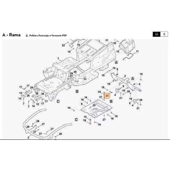 STIHL   Śruba sześciokątna M8x50 9008 319 1950