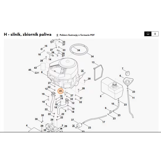 STIHL   Śruba sześciokątna M8x40 9018 318 1900