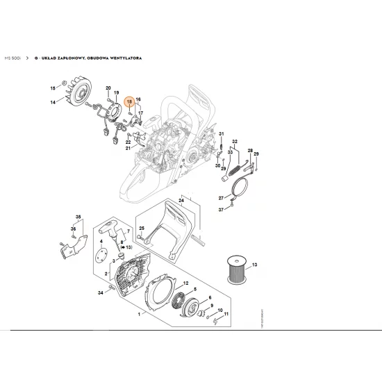 STIHL   Śruba z łbem cylindrycznym IS-M4x12 9022 313 0658