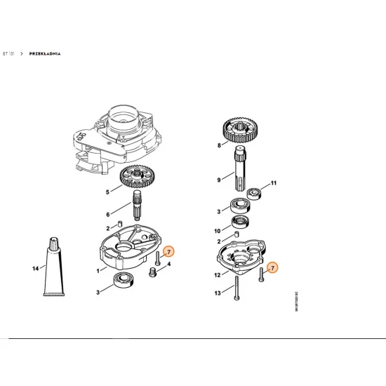 STIHL   Śruba z łbem cylindrycznym IS-M5x28 9022 341 0900