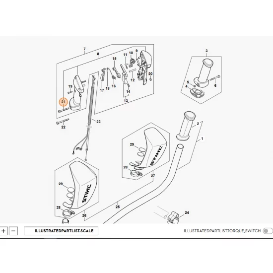 STIHL   Śruba z łbem walcowym IS M5x40x25 9022 341 1090