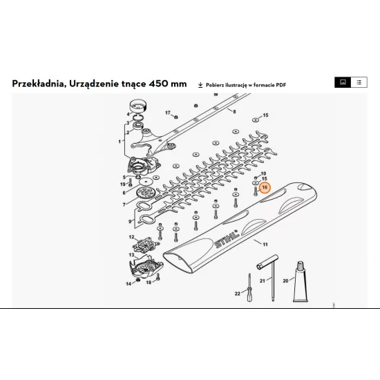 STIHL   Śruba z łbem cylindrycznym IS-M5x25 9022 346 1050