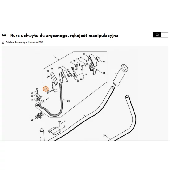 STIHL  Śruba z łbem cylindrycznym IS-M5x30 9022 346 1069