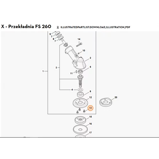 STIHL   Śruba z łbem cylindrycznym IS-M5x10 9022 399 0950